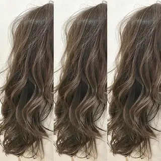 ロング カラー パーマ ヘアアレンジ tocca所属・毎月通える価格♪ 杉本真基のヘアスタイル