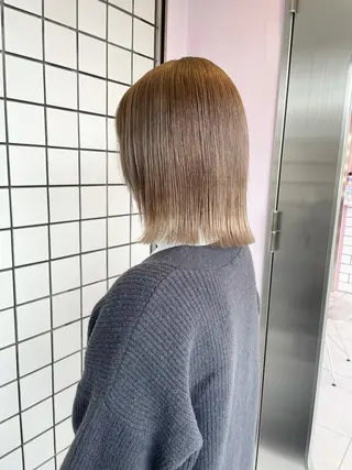 ミディアム カラー 心斎橋/ブリーチ minamiのヘアスタイル