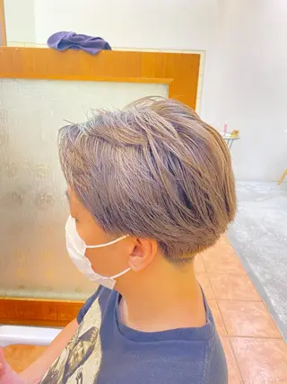 ショート カラー メンズ メンズスタイル 完全再現/仁翔のヘアスタイル