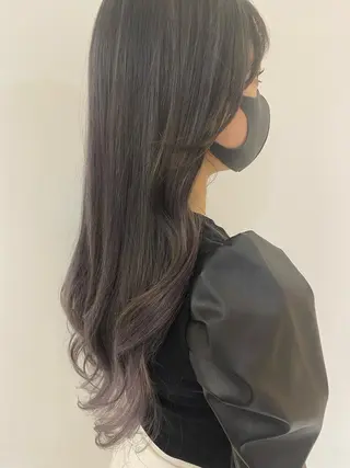 ロング しもかわ かほのヘアスタイル