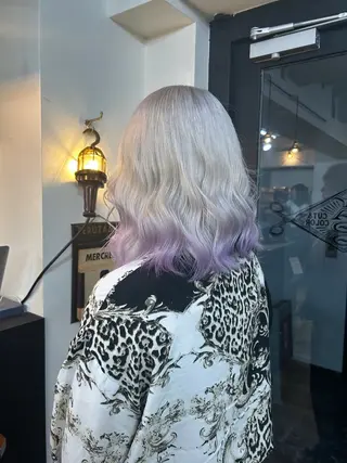 ミディアム カラー ハイトーンカラー ⭐️NAZUNAのヘアスタイル