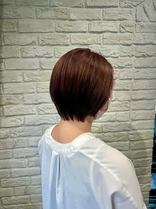 ショート 中西 榛菜のヘアスタイル