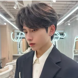 メンズ ミスズ トレンド✨ カット🩵🩶のヘアスタイル