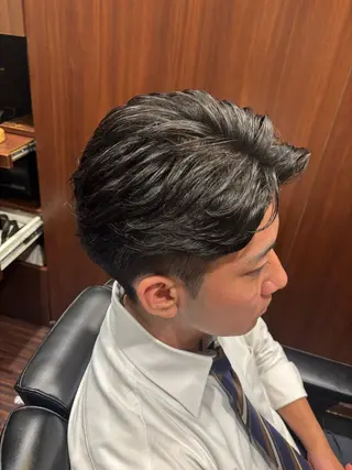 ショート パーマ 小松 美雄のヘアスタイル