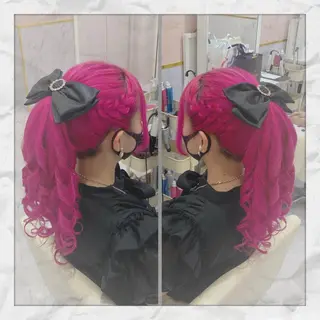 ロング ヘアアレンジ ヘアセット/着付け 𓇼 松本 夏美𓇼のヘアスタイル