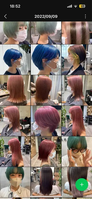 カラー 佐藤 万倫💞⭐️のヘアスタイル