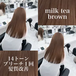 ロング 大人上品🤍明るめ ベージュ🤍REOのヘアスタイル