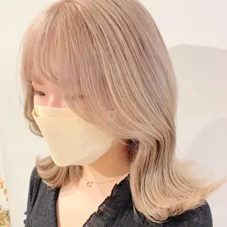 ミディアム カラー カラー系/カット特化 🟠オオタキマサシのヘアスタイル