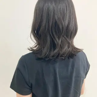 ミディアム カラー お洒落パーマ/ 艶カラー/michiのヘアスタイル