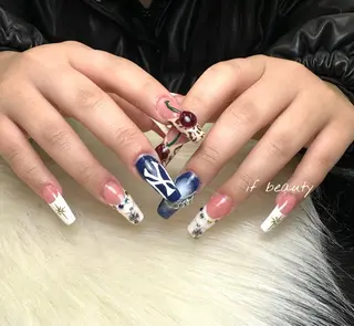 ネイル if Hair＆Nail Salon所属・IKA /海外ネイル /個性派/ワンホンのネイルデザイン