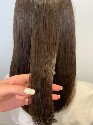 セミロング 🍓韓国ヘア レイヤ ーカット🍓笠原 葵のヘアスタイル