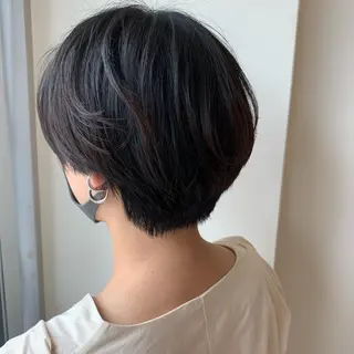 ショート ボブウルフ／ボブ Satsuki【名駅のヘアスタイル