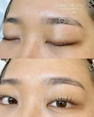 アイブロウ & by produceのマツエク・マツパデザイン