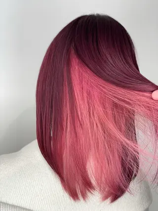 ショート カラー ヘアアレンジ メンズ ⭐️柏木皇気ブリーチ ムラ修正/他店直しのヘアスタイル