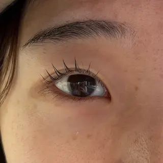 マツエク・マツパ ブリーチなしカラー ダブルカラーエクステのヘアスタイル