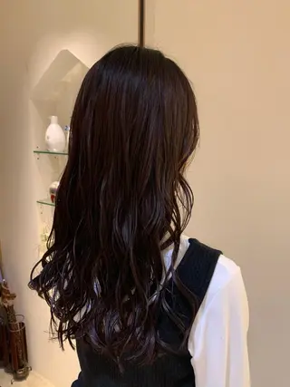 ロング カラー 組藤 沙奈のヘアスタイル