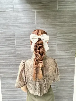 ヘアアレンジ カラーモデル募集中 🍒 豊田 愛のヘアスタイル