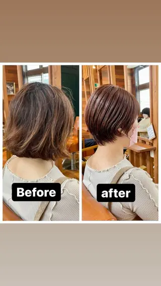 ショート カラー NAO ☆のヘアスタイル