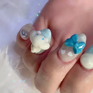 ネイル シェアサロンLei.g(レイジー)所属・3Dアートネイル💗 都築レナのネイルデザイン