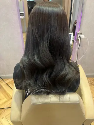 セミロング 韓国🎀レイヤー/艶 髪/縮毛矯正/ユリナのヘアスタイル