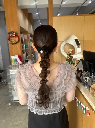 セミロング miloc MOMOKAのヘアスタイル