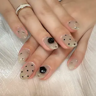 ネイル ネイル/耳つぼ 🖤RIKOのネイルデザイン