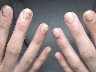 ネイル ki🍒🍒 ki ツルツルネイルのネイルデザイン