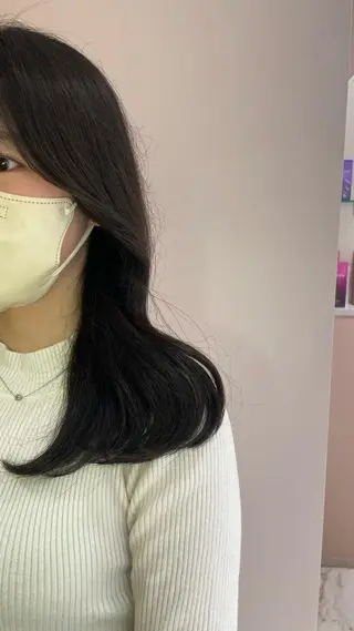 ロング マホ/日吉/髪質改善 /レイヤー/ガーリーのヘアスタイル