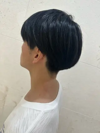 ミディアム 安田 柚月のヘアスタイル