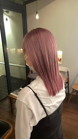 セミロング カラー MAKE'S所属・石坂 暢大のヘアスタイル