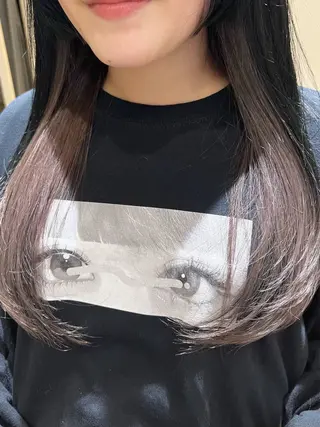 ロング カラー 縮毛矯正×艶カラー /中村勇太のヘアスタイル