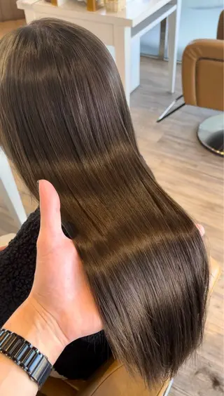 ロング ブリーチなしWカラー レイヤー/Rickyのヘアスタイル