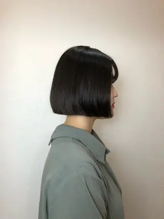 ショート 縮毛矯正&髪質改善/ きょうの🐺のヘアスタイル