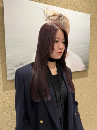 カラー BEAUTRIUM  青山所属・橋本 萌叶のヘアスタイル