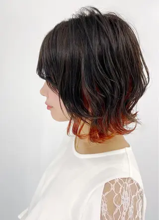 ショート カラー ヘアアレンジ 大橋 拓巳のヘアスタイル