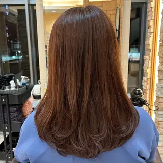 セミロング 🧸HARUNA 艶髪✨透明感🫧のヘアスタイル