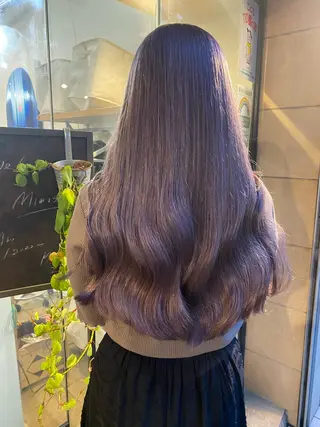 ロング カラー Joule銀座 石山あやのヘアスタイル