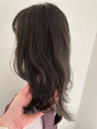 ミディアム カラー 髪質改善/縮毛矯正 /青山　早希🐾のヘアスタイル