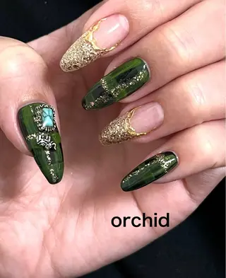 ネイル orchid ♡オーキッドのネイルデザイン
