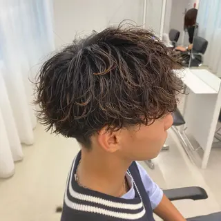 パーマ メンズ CYAN by acoron .池袋所属・メンズパーマ職人 ユキハシのヘアスタイル