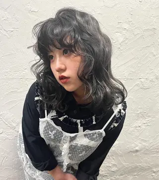 カラー ヘアアレンジ ロングレイヤー ¥0🎀MEIのヘアスタイル