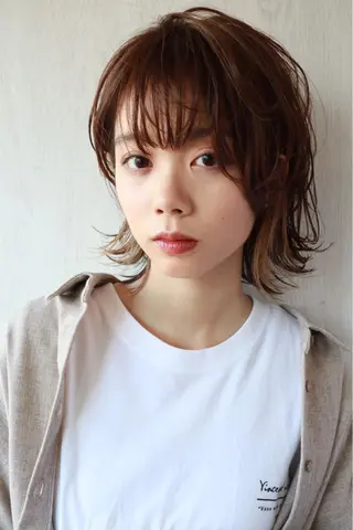 ミディアム カラー arseum所属・ショート特化✂︎宮本 元気のヘアスタイル