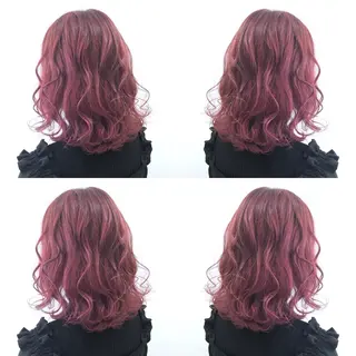 ミディアム カラー 🌈ぷる艶カラー🌈 髪質改善👑柳沼尚貴のヘアスタイル