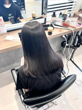 ロング カラー 白髪ぼかし￤中央林間 ￤柳川拓哉のヘアスタイル