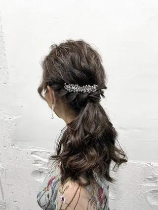 ロング カラー ヘアアレンジ 🎨カラー満足度 500%💫ヅル💫のヘアスタイル