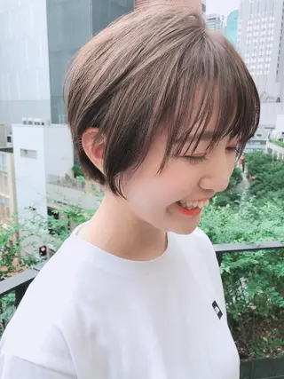 ショート 🎗️comoda 神戸三宮 髪質改善のヘアスタイル