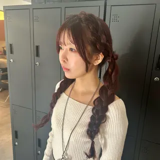 カラー ヘアアレンジ Slap Dash 【スラップ ダッシュ】所属・髪質改善カラー 🧸かりん🎀‪のヘアスタイル