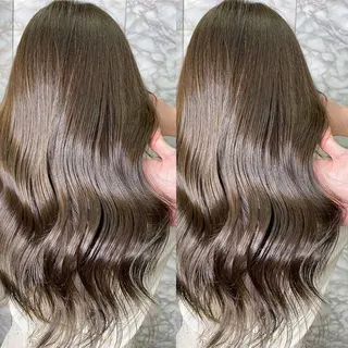 ロング カラー 色気グレージュ 🤍kosuke🤍のヘアスタイル