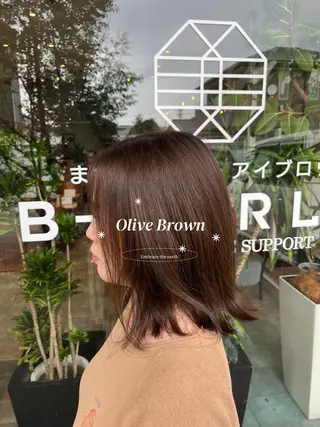 ミディアム 小川 孝太のヘアスタイル