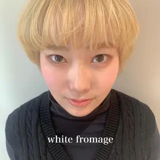 ミディアム カラー ミディアムパーマ /癖毛パーマのヘアスタイル